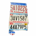 License plate artwork from Alabama