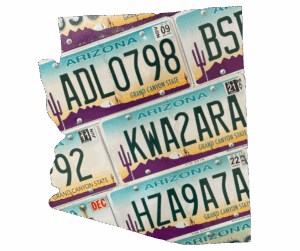 Arizona license plate artwork