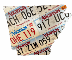Art work license plate