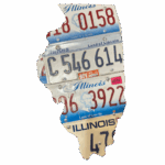 Illinois state wall art