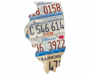 Illinois state wall art
