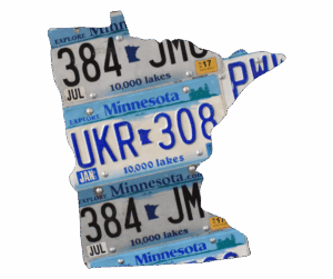 Minnesota license plate art