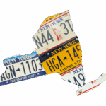 New York license plate artwork