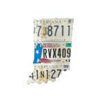 Indiana State Wall Art