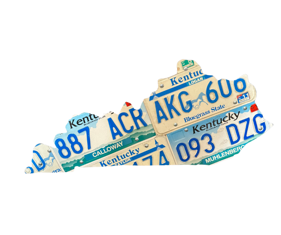 Kentucky Blue Grass State Plate