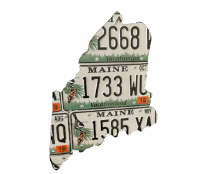 Vacationland License Plate