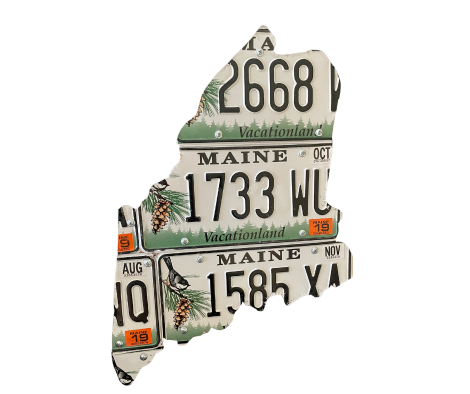 Vacationland License Plate