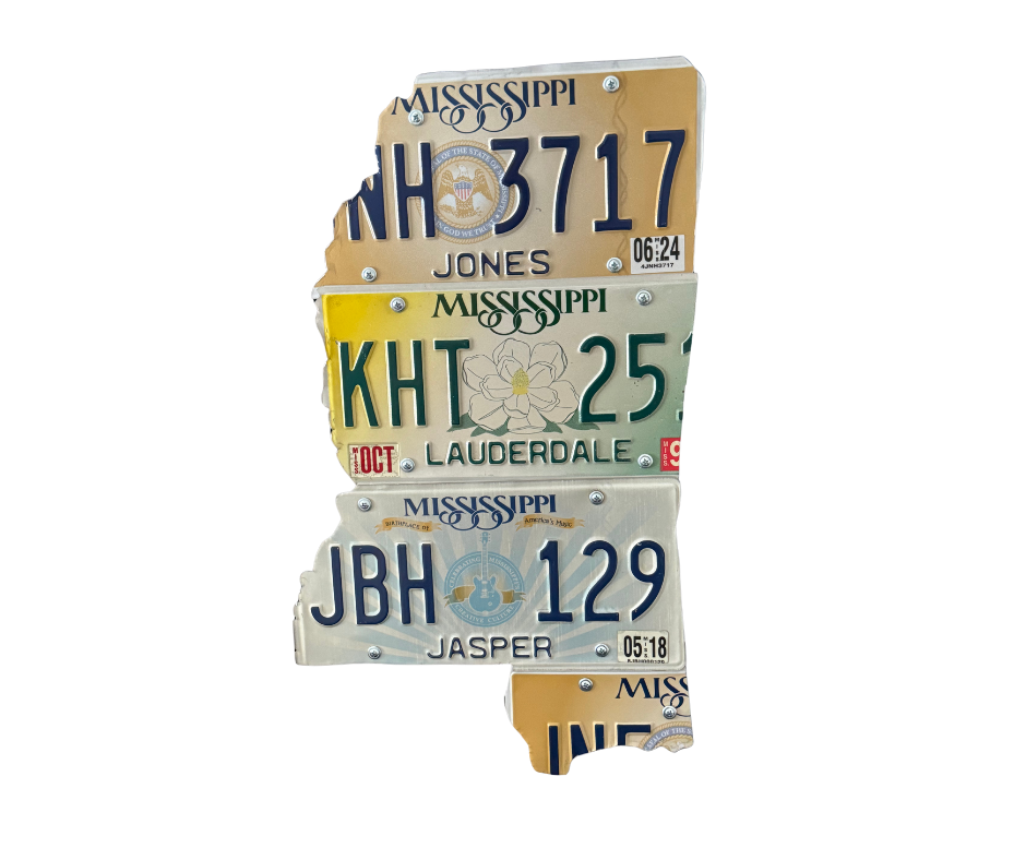 Mississippi State License Plate
