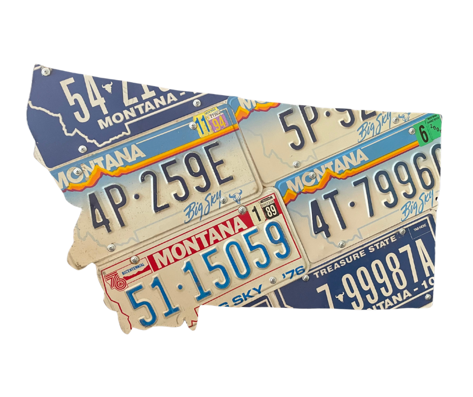 Montana State License Plate