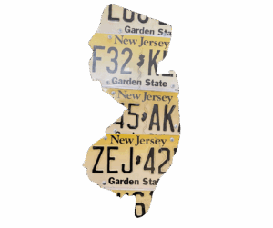 New Jersey State License Plate