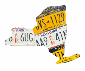 New York Lady Liberty Plate