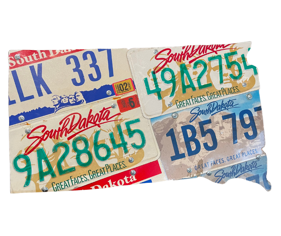 South Dakota State Wall Decor