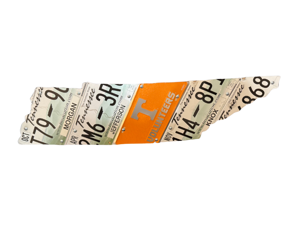 TN States of Plates Wall Art