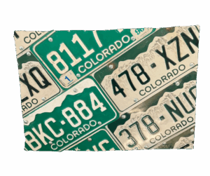 Colorado license plate art
