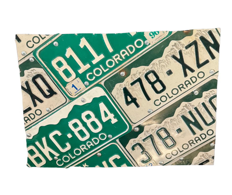 Colorado license plate art