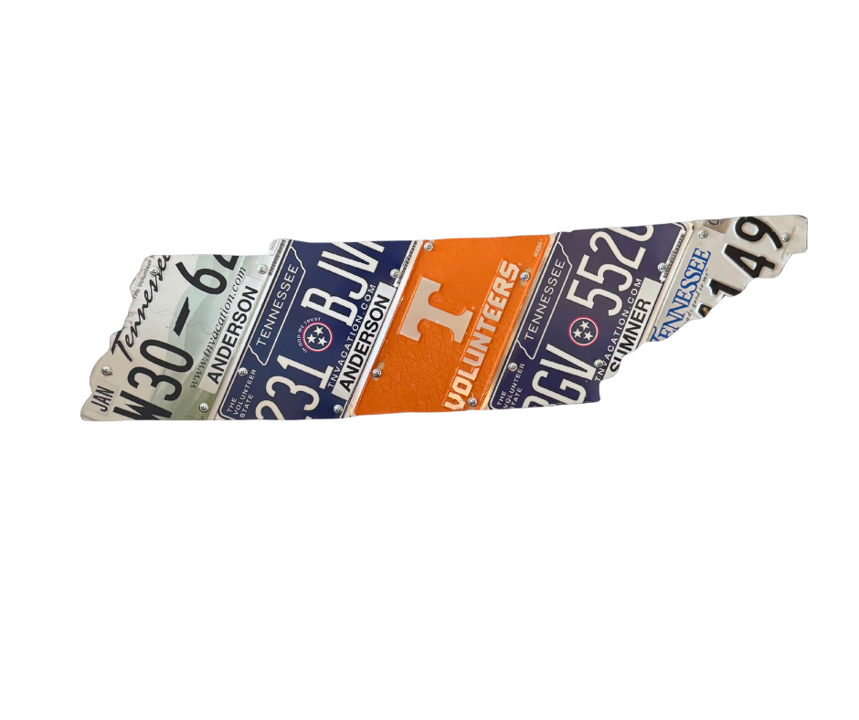 States of Plates Wall Art Tennessee Plate