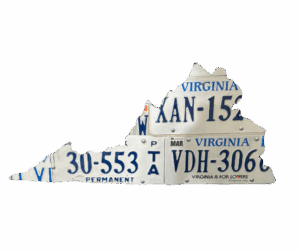 State of Virginia Wall Art