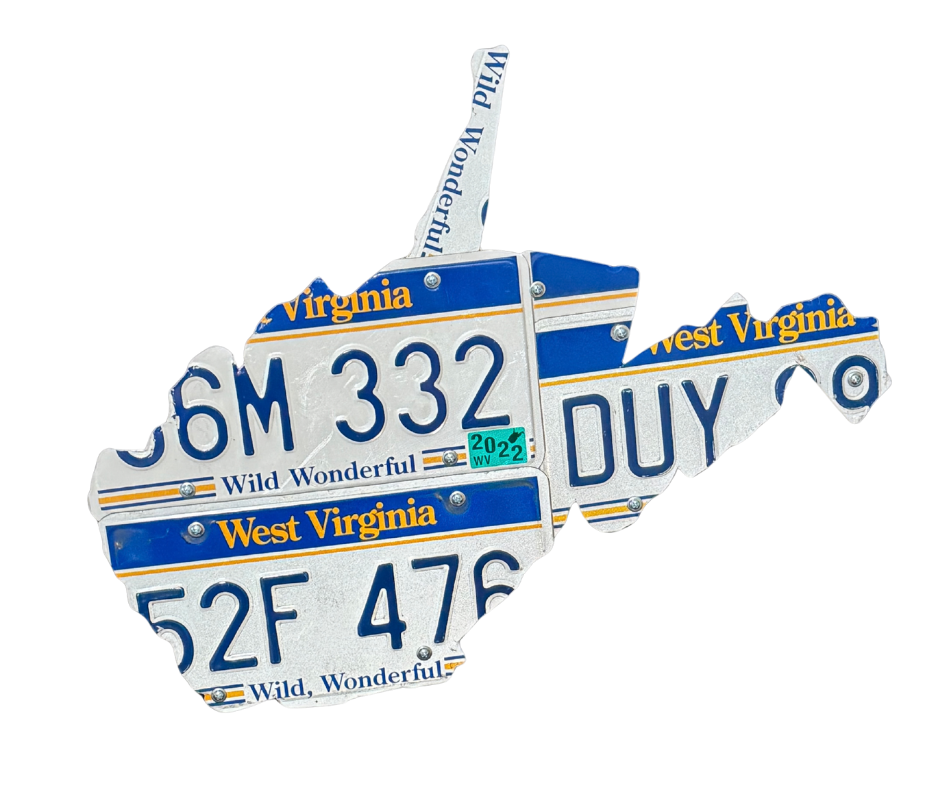 West Virginia hand made wall decoration.